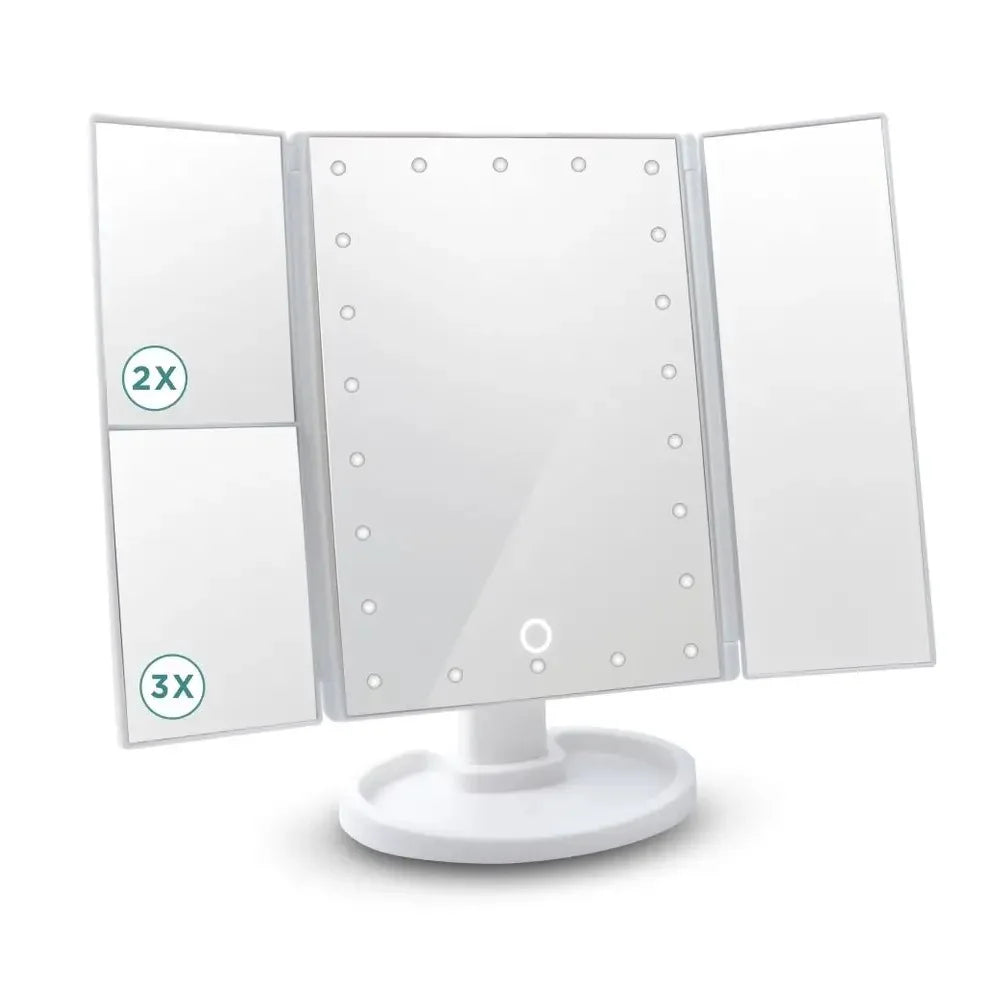 EllaMirror™ – Espejo LED de Maquillaje con Control Táctil