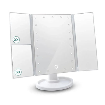 EllaMirror™ – Espejo LED de Maquillaje con Control Táctil