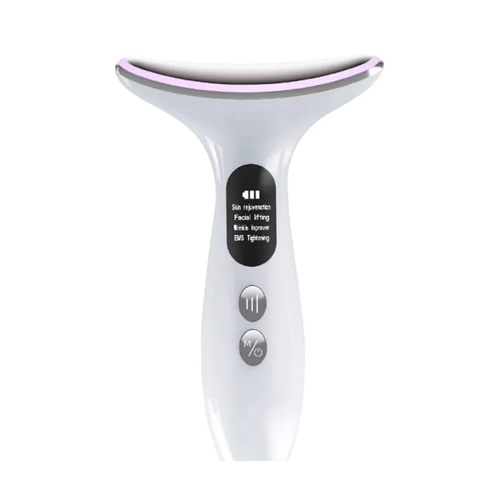 NeckLift V-Line™ – Masajeador Facial y de Cuello con Luz LED