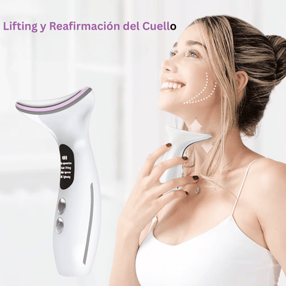 NeckLift V-Line™ – Masajeador Facial y de Cuello con Luz LED