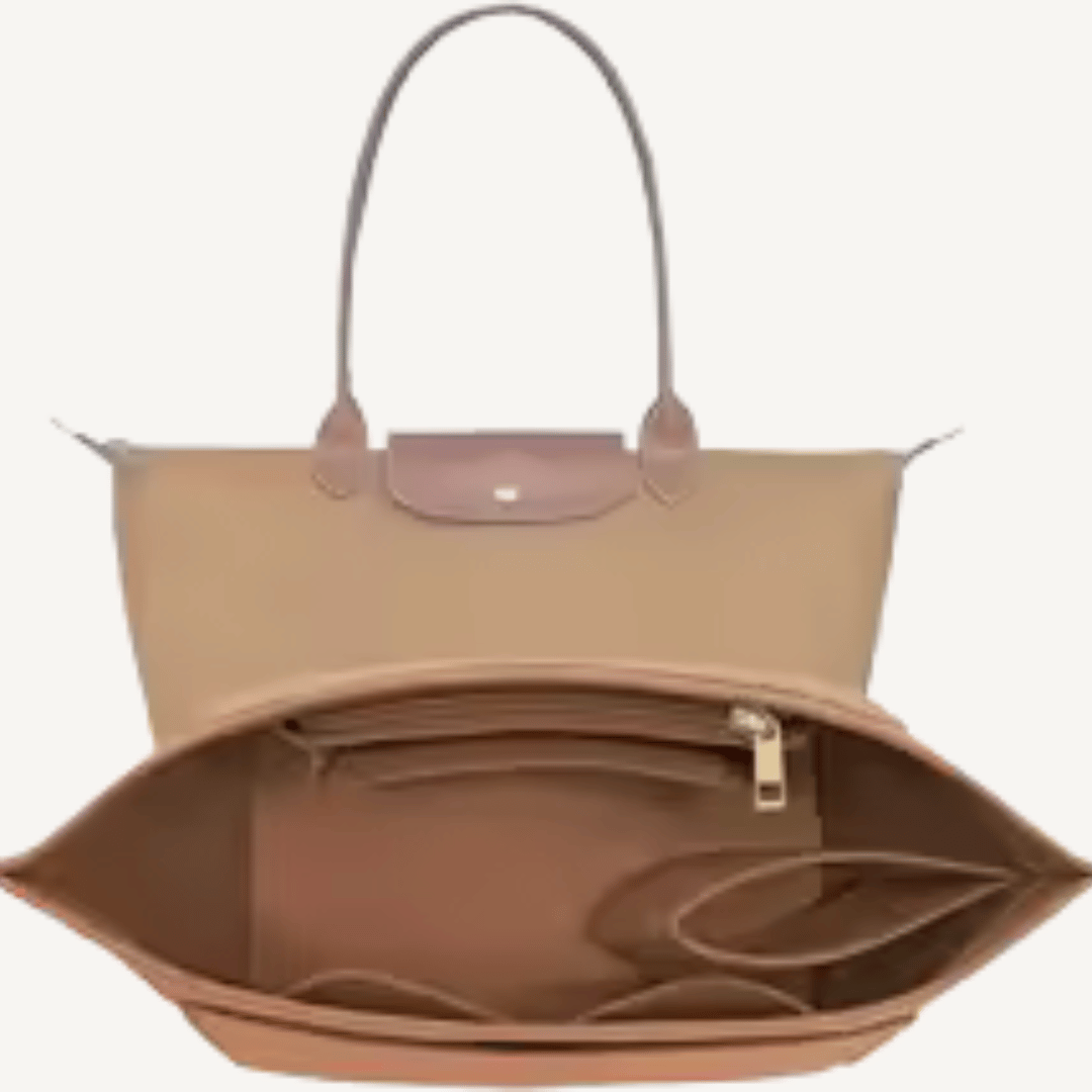 EllaCarry™ – Bolso Tote con Organizador Interno Integrado